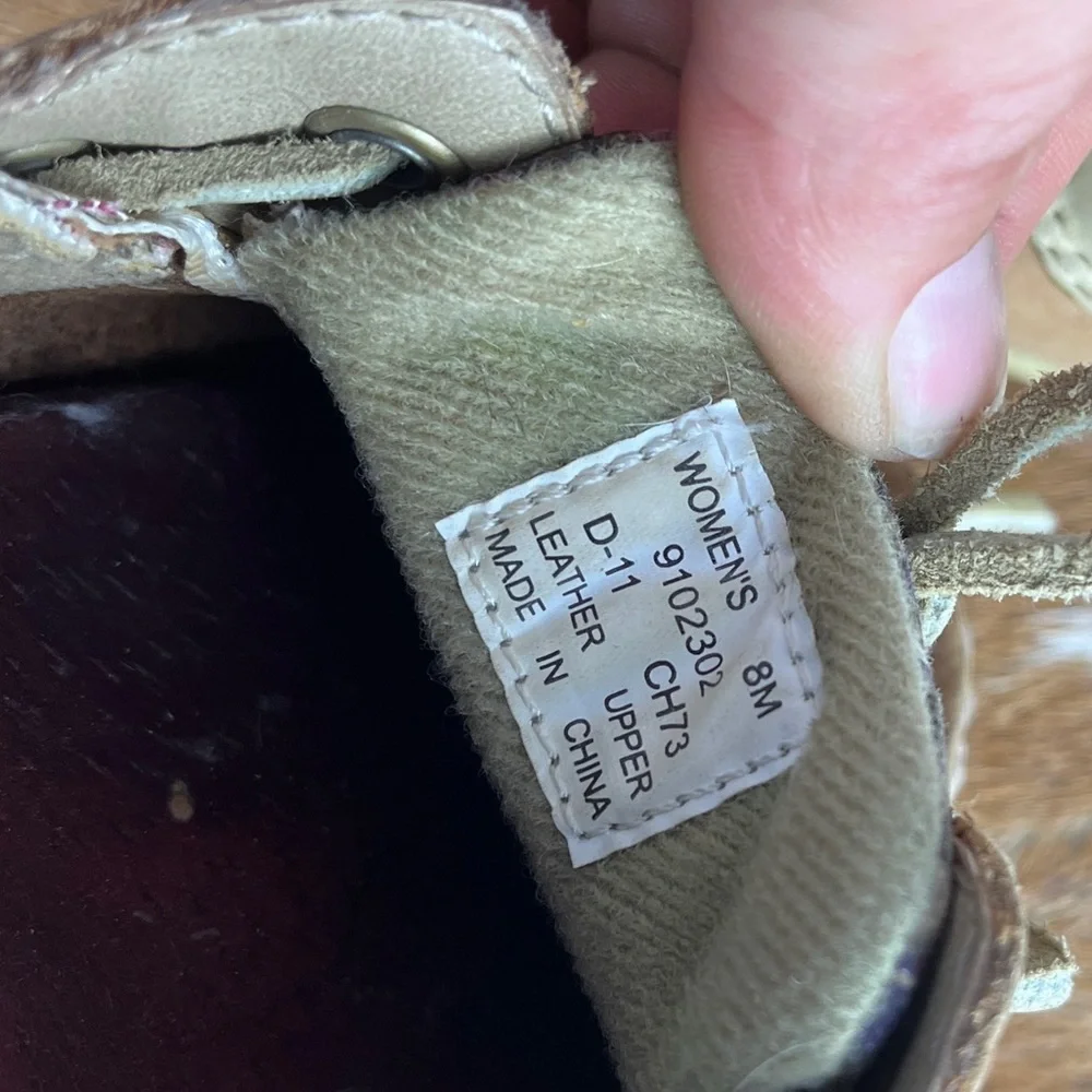 Sperry top sider boat shoe in brown and floral - Picture 8 of 10